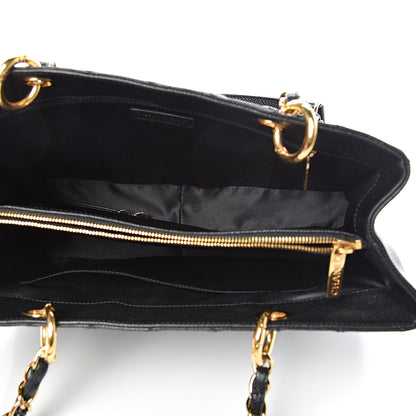 Chanel Caviar Quilted Grand Shopping Tote GST Black 4 of 11