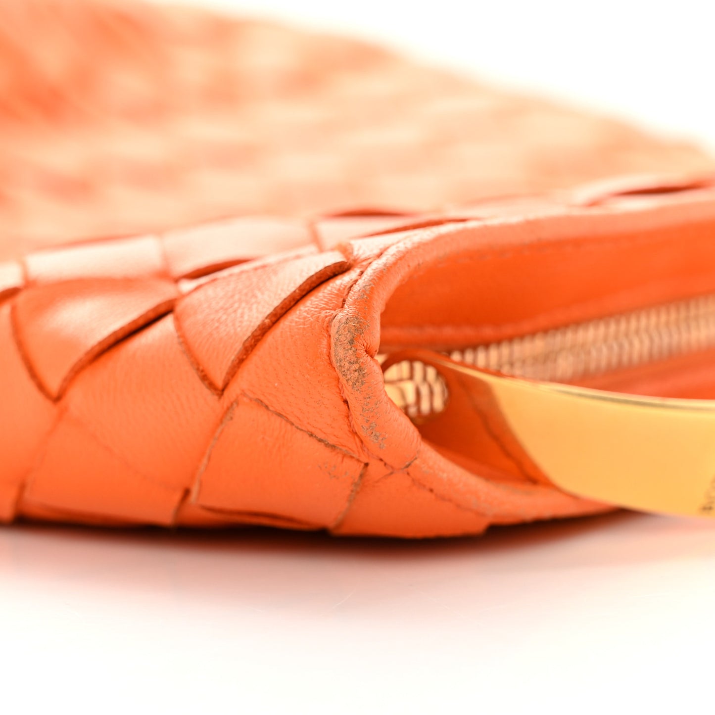 Nappa Intrecciato BV Twist Orange