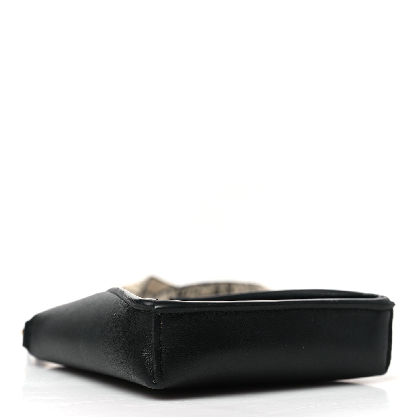 Eco Alter Nappa Perforated Logo Micro Crossbody Black