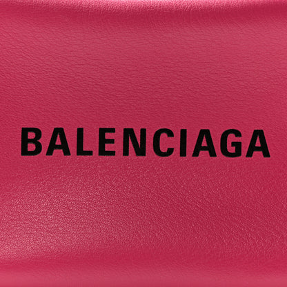 Balenciaga Calfskin Logo XS Everyday Camera Bag Rose Indien Black 7 of 9