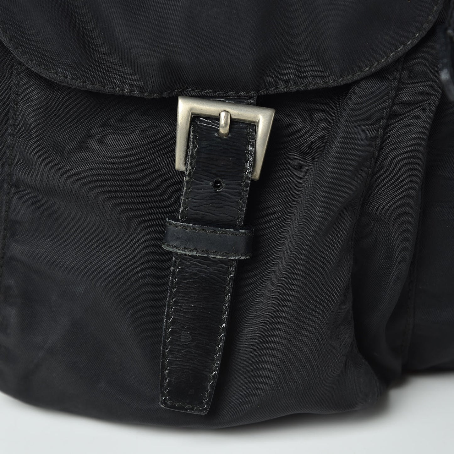 Nylon Vela Medium Backpack Black