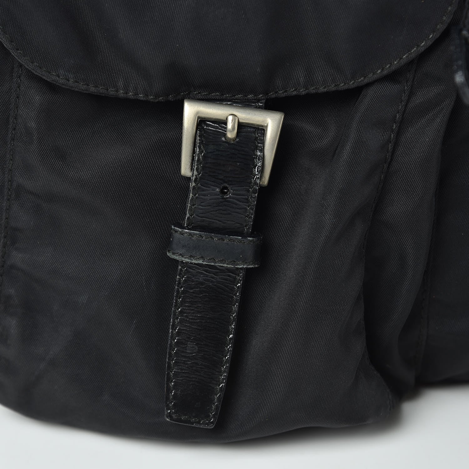 Prada Nylon Vela Medium Backpack Black 7 of 15