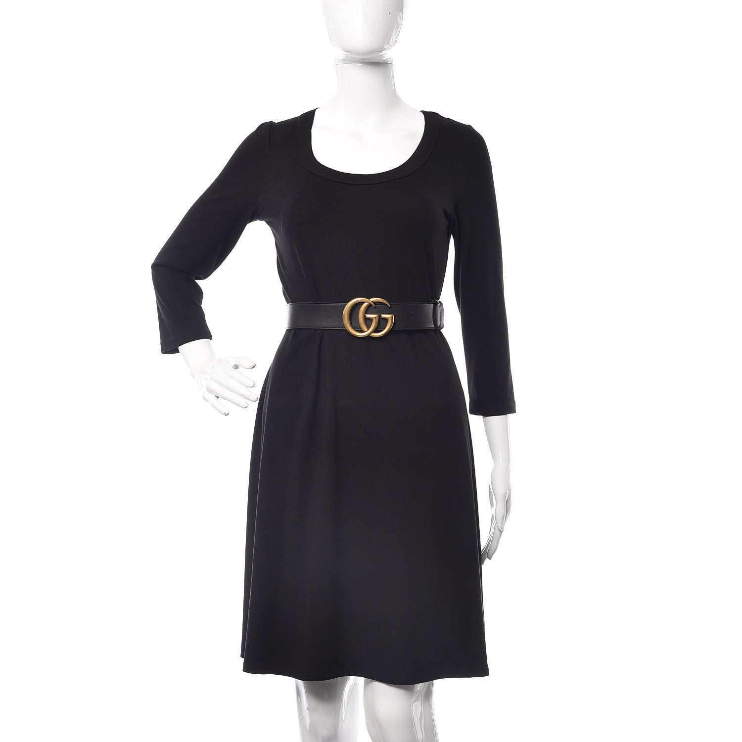 Gucci Calfskin Double G 40mm Belt 95 38 Black 2 of 8