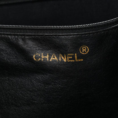 Chanel Lambskin CC Tote Black 6 of 10