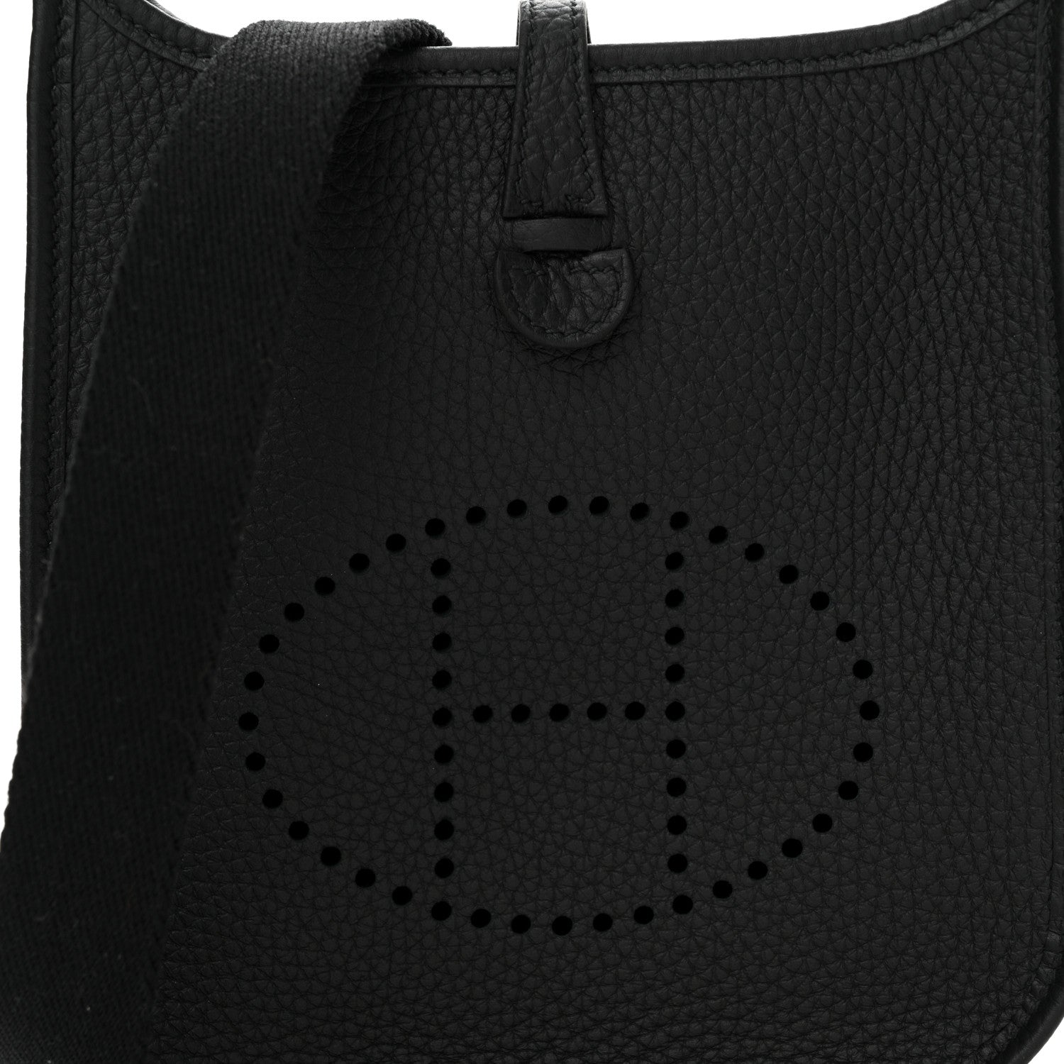 Hermes Taurillon Clemence Evelyne TPM Black 8 of 11