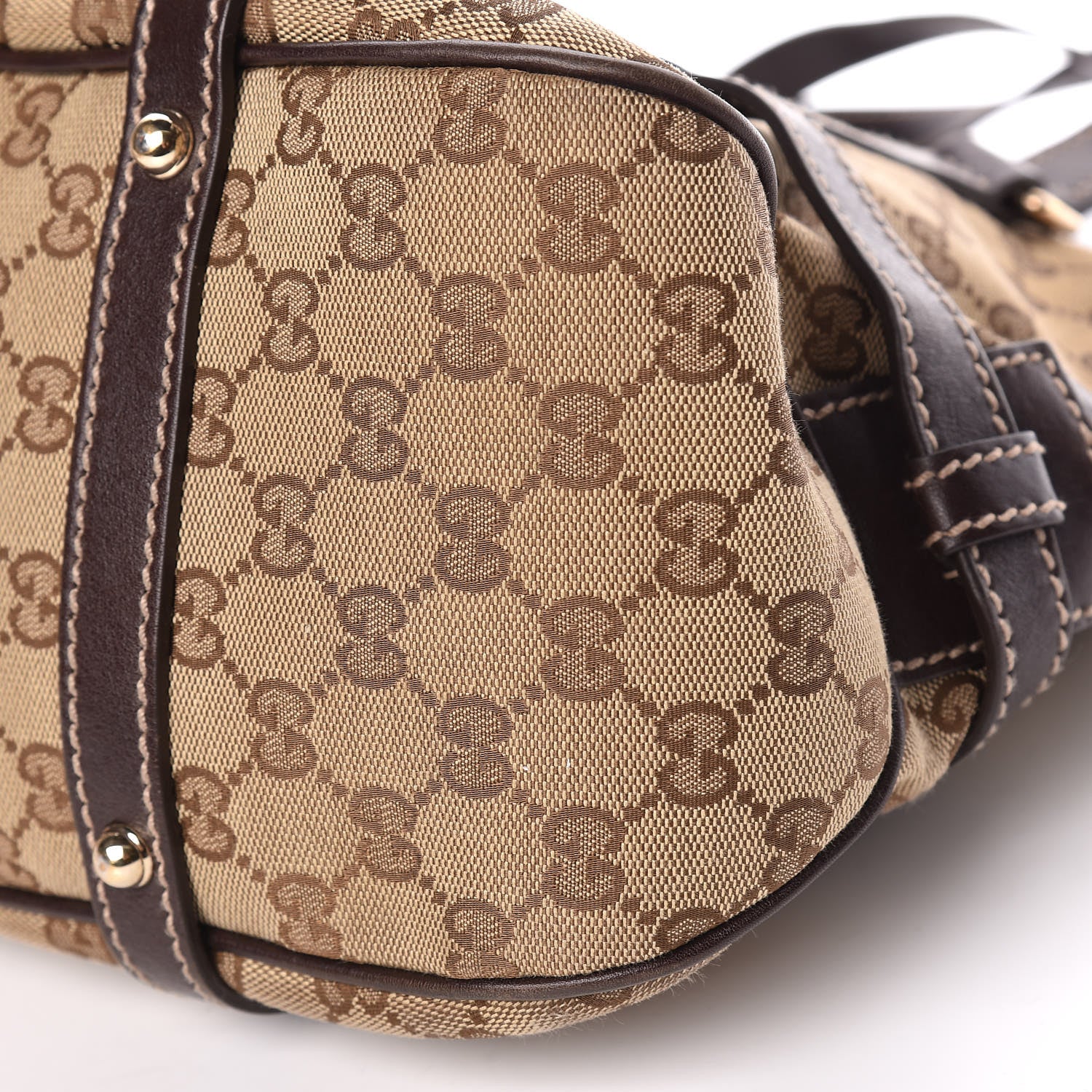 Gucci Monogram GG Royal Satchel Brown 6 of 13