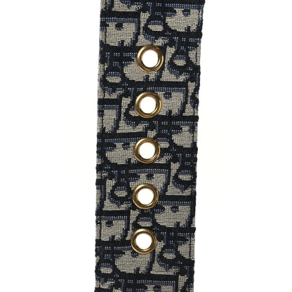 Christian Dior Oblique Diorquake Belt 80 32 Blue Multi 6 of 6