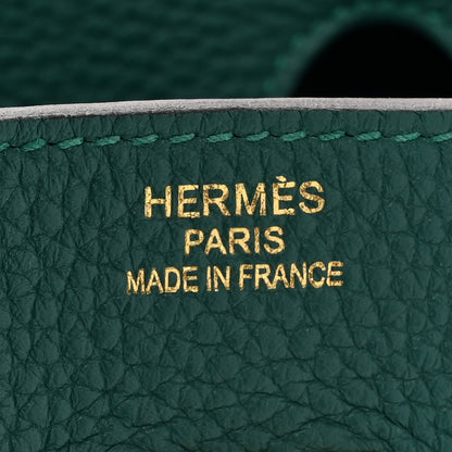 Hermes Togo BIRKIN 35 Malachite 6 of 16