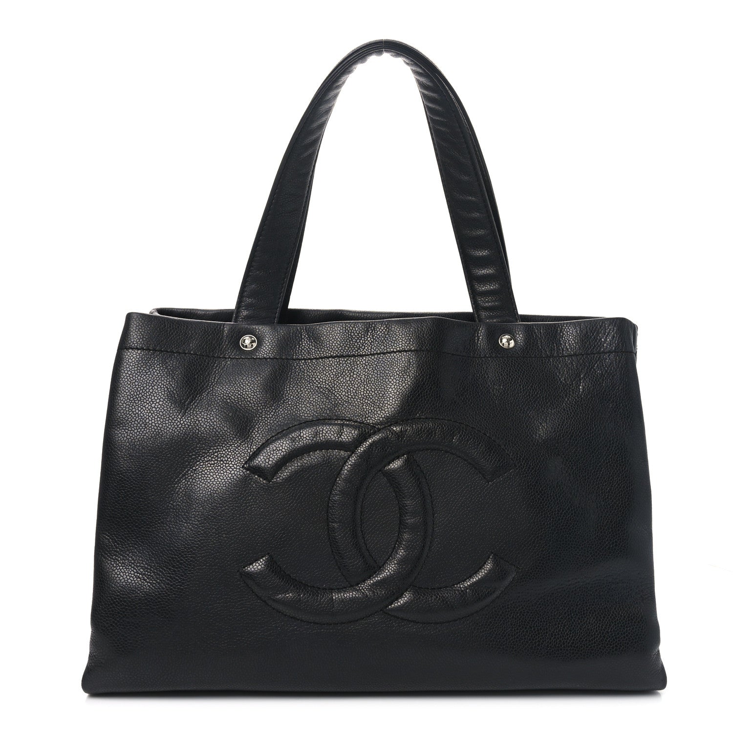 Chanel Caviar Executive Cerf Shopper Tote Black Black 1 of 10