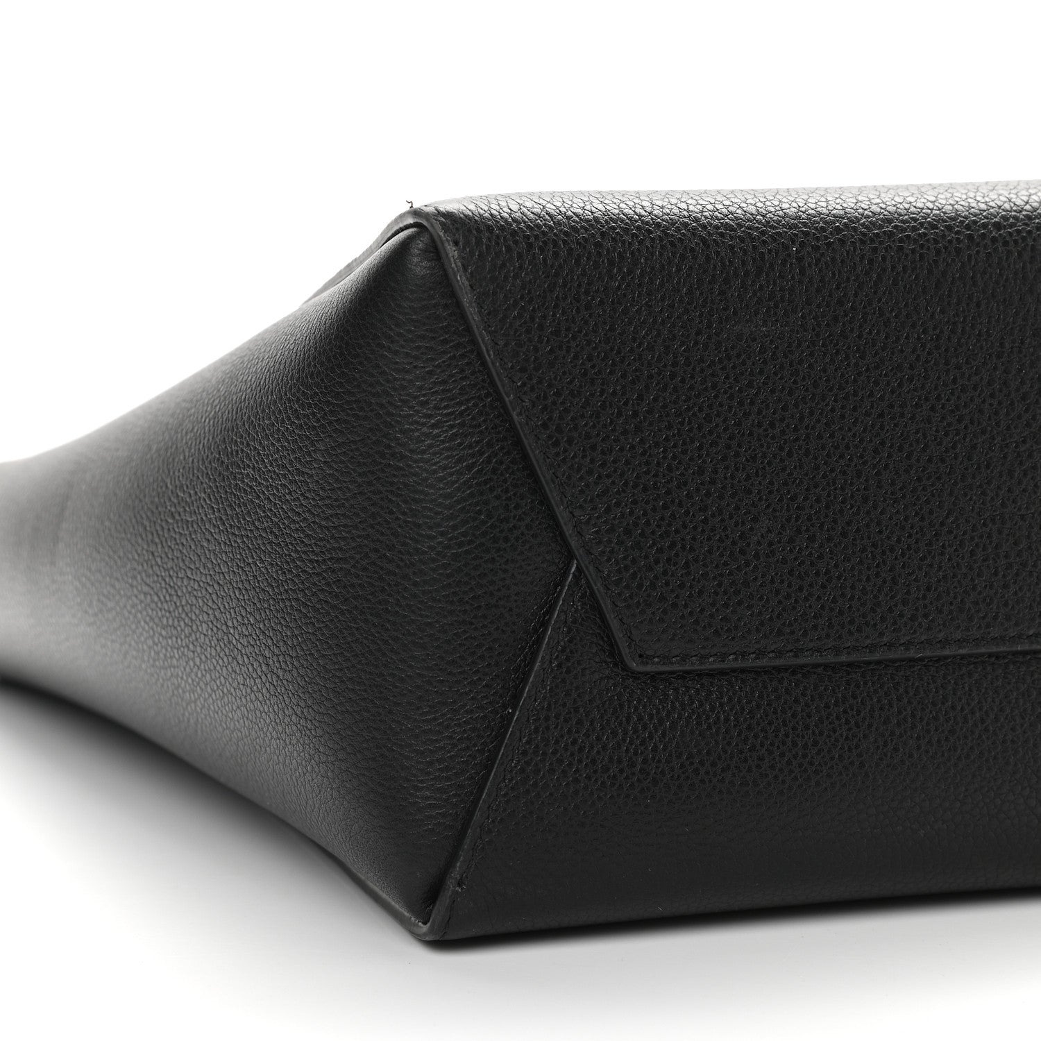 Celine Soft Grained Calfskin Small Sangle Bucket Bag Black 7 of 8