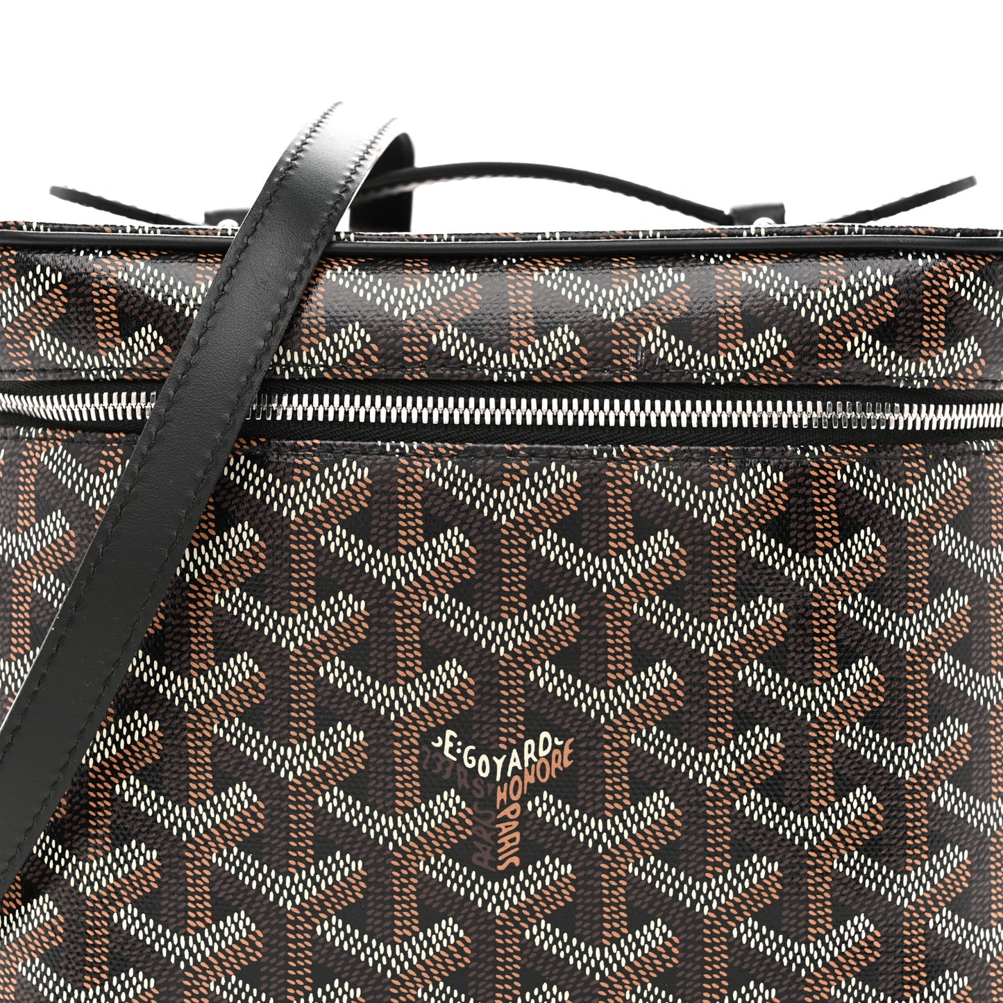 Goyardine Muse Vanity Case Black