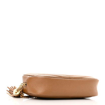 Saint Laurent Grain De Poudre Matelasse Monogram Mini Lou Camera Bag Dark Natural 4 of 10