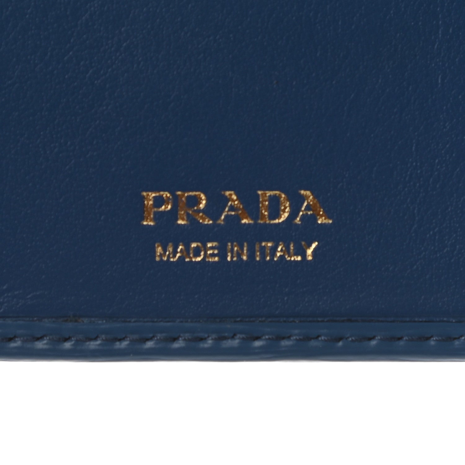 Prada Vitello Move 6 Key Holder Blue 6 of 7