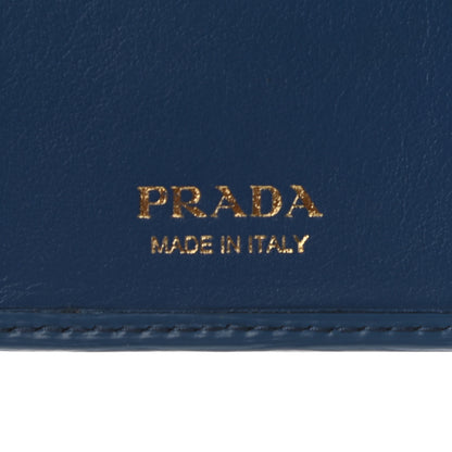 Prada Vitello Move 6 Key Holder Blue 6 of 7
