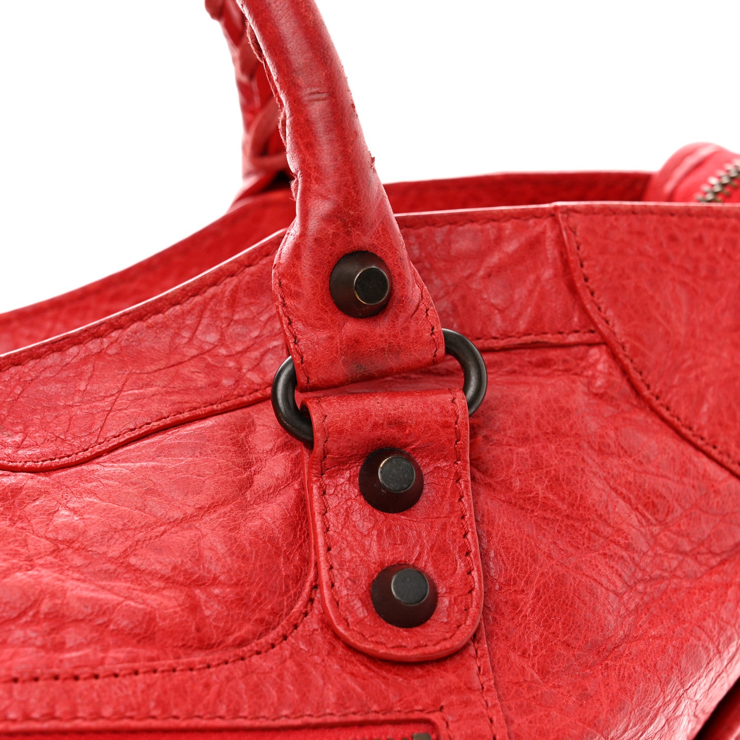 Balenciaga Agneau Classic Hardware City Coquelicot 11 of 13