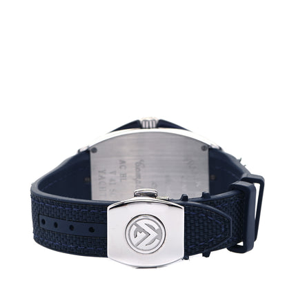 Franck Muller Stainless Steel Fabric Rubber 41mm Vanguard Yachting Automatic Watch Blue V41SCDTACBL 3 of 9
