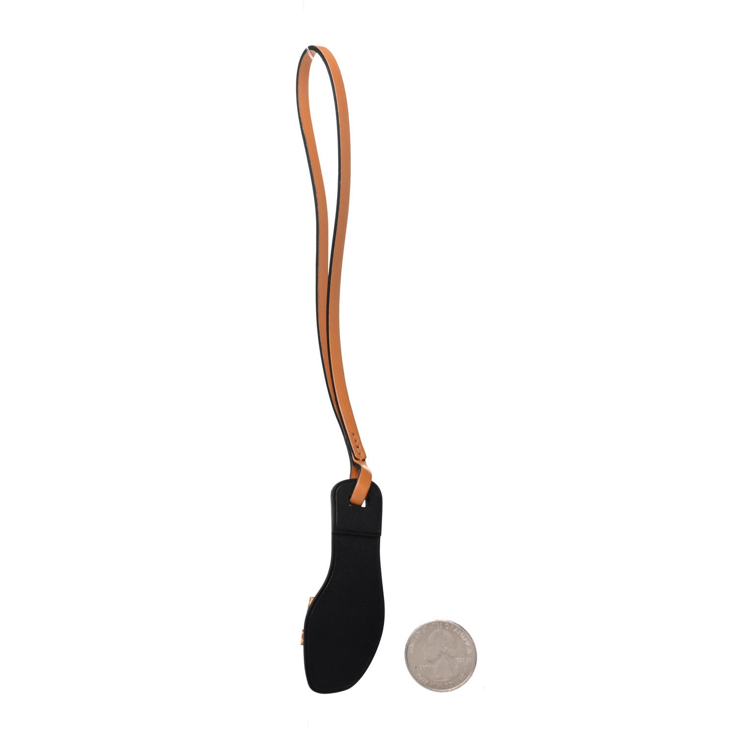 Hermes Lizard Butler Calfskin Hunter Oran Nano Bag Charm Sesame Naturel 2 of 4