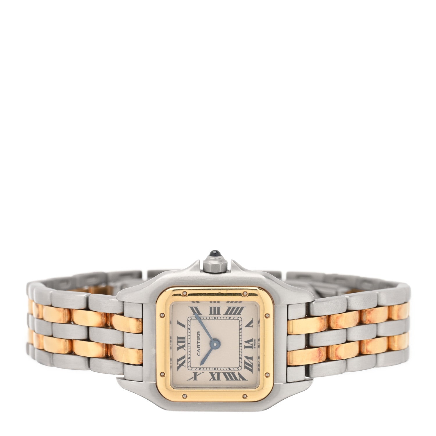 Cartier Stainless Steel 18K Yellow Gold 22mm Panthere Quartz Watch 2 of 5