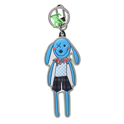 Louis Vuitton Calfskin Embossed Monogram LV Friends Rabbit Key Holder 2 of 4