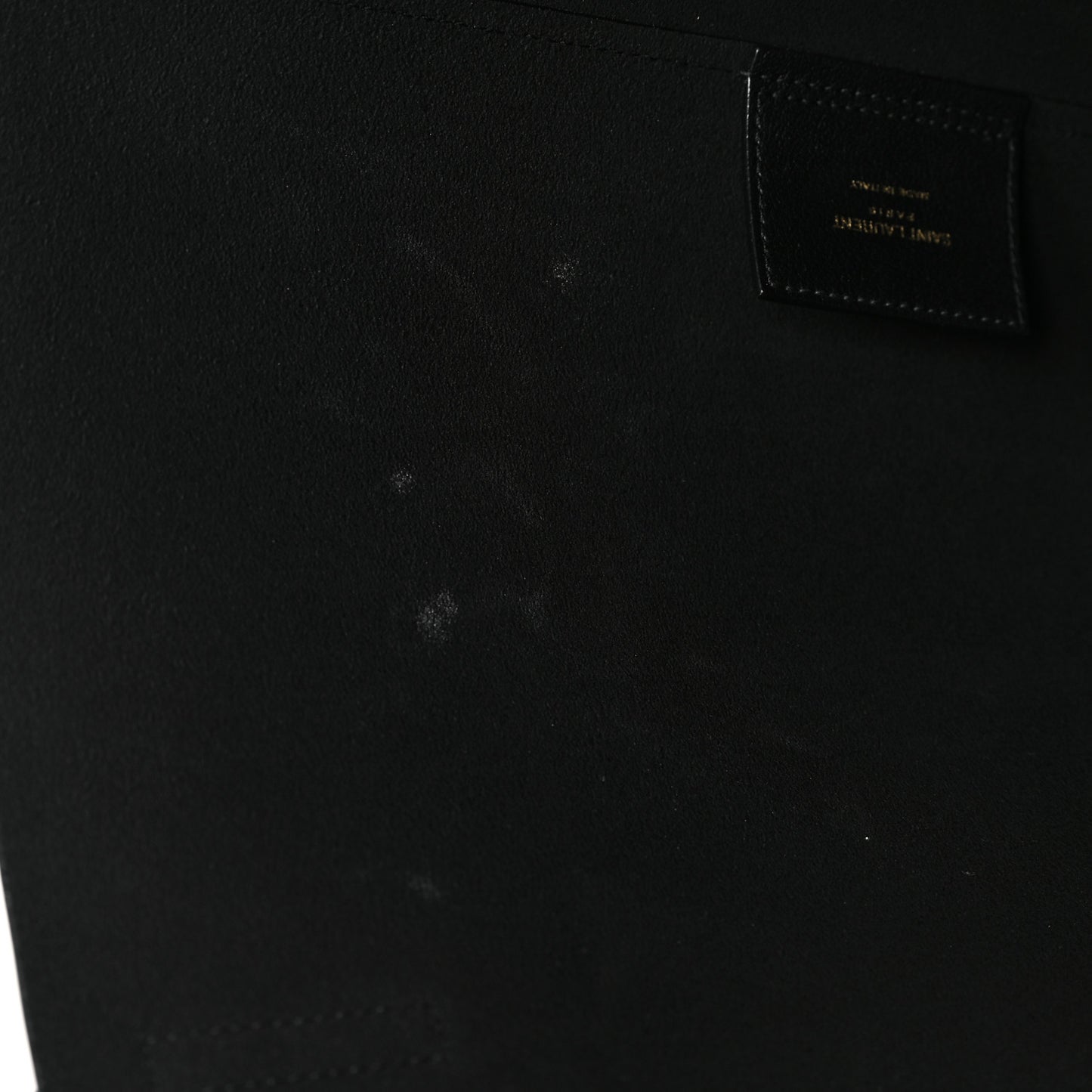 Calfskin Large Shopping Tote Black