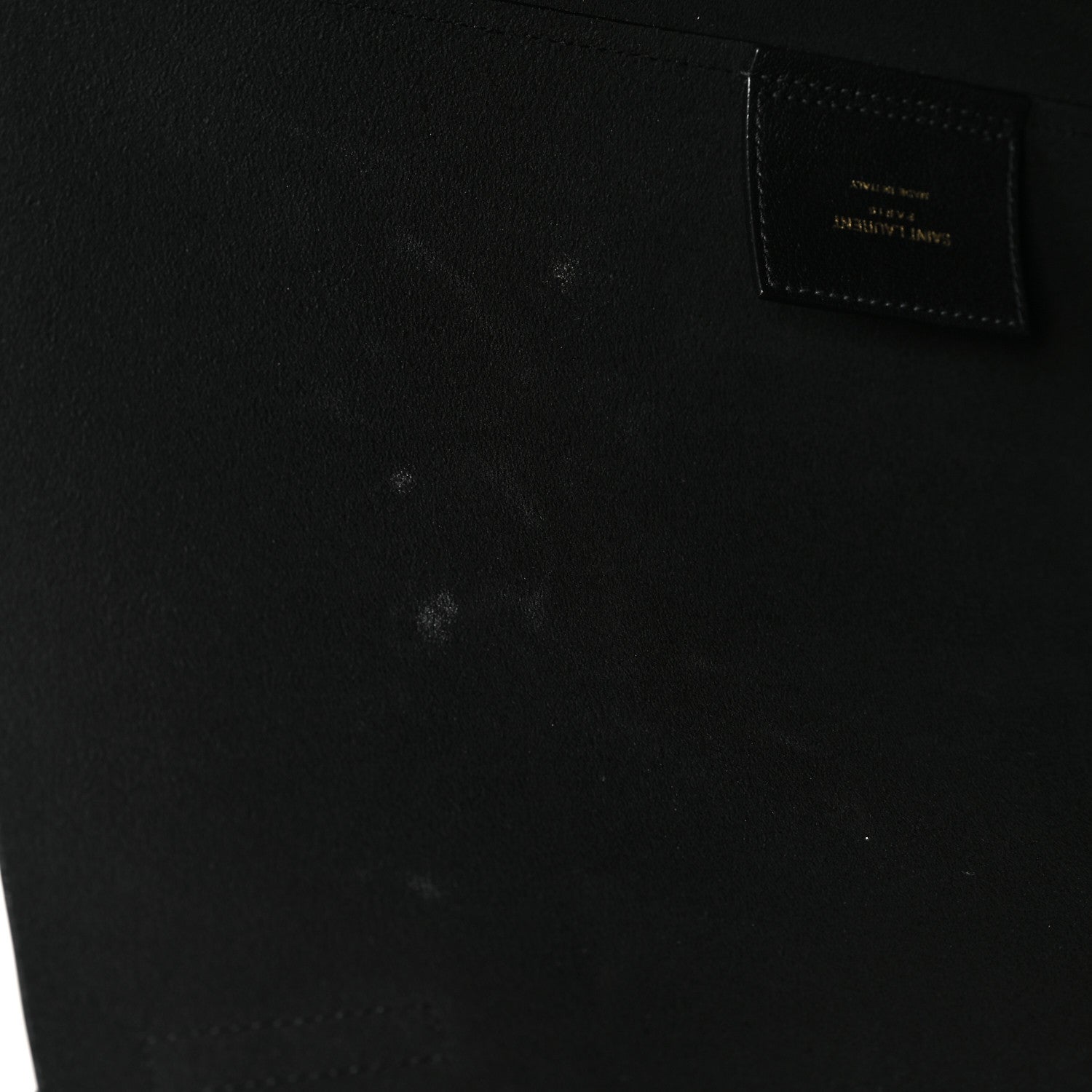 Saint Laurent Calfskin Large Shopping Tote Black 12 of 12