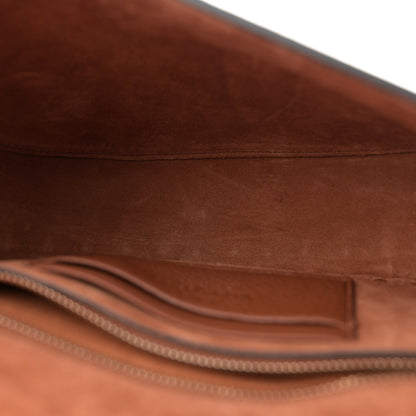 Valentino Garavani Grained Calfskin Rockstud Flap Messenger Saddle Brown 5 of 9