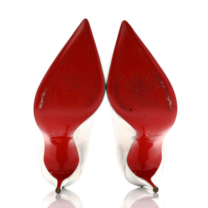Christian Louboutin Specchio Laser So Kate 120 Pumps 39 Silver 5 of 12
