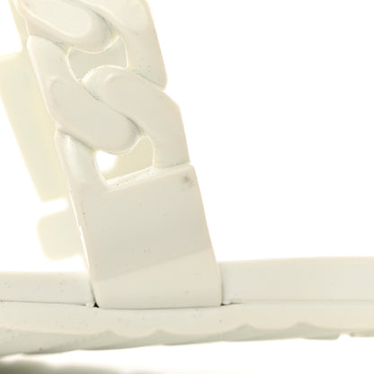 Gucci Rubber Womens Slide Sandals 37 White 15 of 15