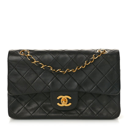 Chanel Lambskin Quilted Small Double Flap Black 1 of 10