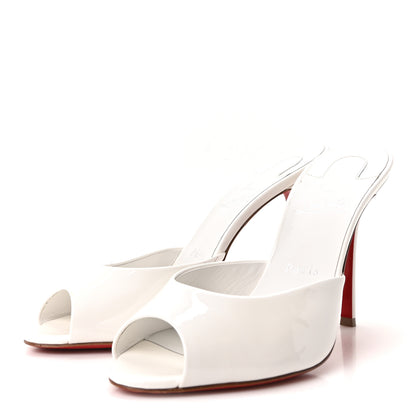 Christian Louboutin Patent Me Dolly 100 Sandals 39.5 White 4 of 8