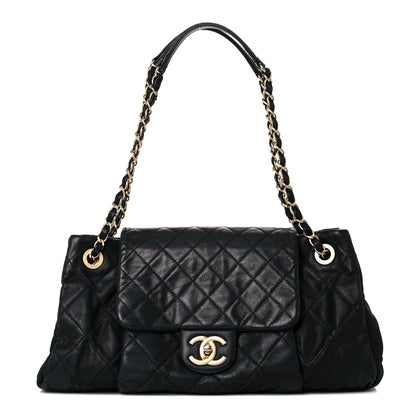 Chanel Iridescent Calfskin Medium Chic Quilt Flap Black 1 of 20