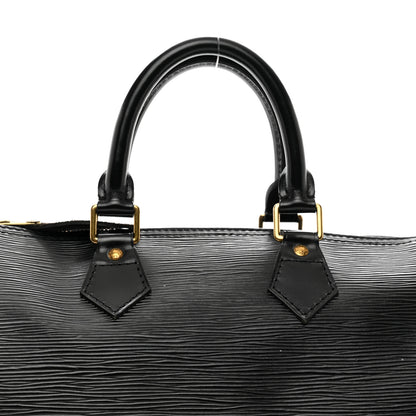 Louis Vuitton Epi Speedy 25 Black 5 of 14