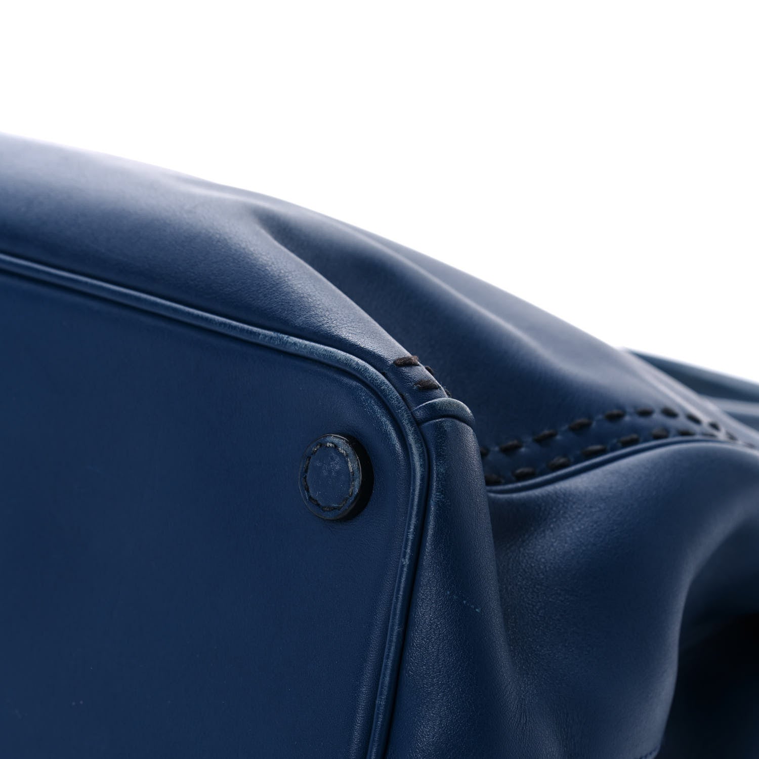 Prada City Calf Hand Stitched Medium Galleria Double Zip Tote Bleuette 10 of 17