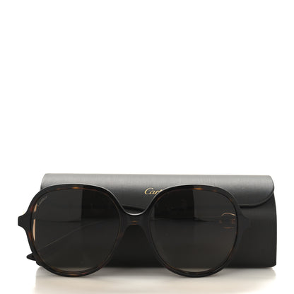 Cartier Acetate Round Sunglasses CT03508 Tortoise 7 of 7
