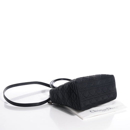 Christian Dior Nylon Cannage Medium Lady Dior Black 5 of 9