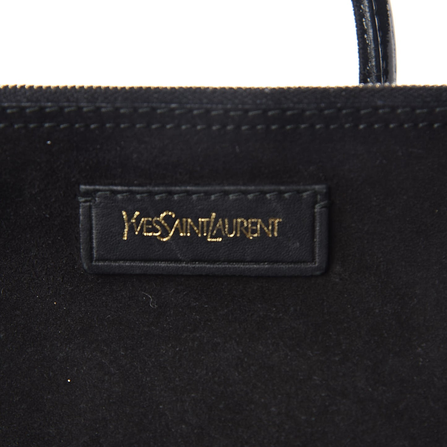 Textured Patent Muse Two Cabas Black