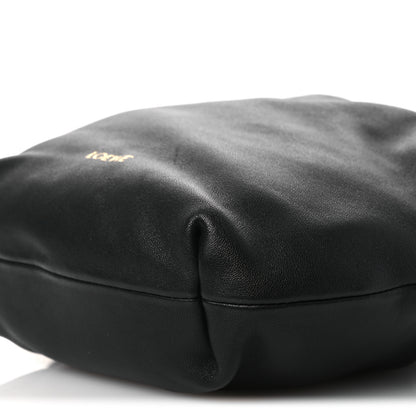 Loewe Mellow Nappa Donut Chain Mini Flamenco Knot Clutch Black 10 of 10