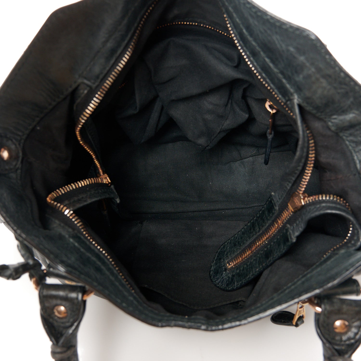 Balenciaga Agneau Giant 12 Rose Gold Hardware Town Black 6 of 13