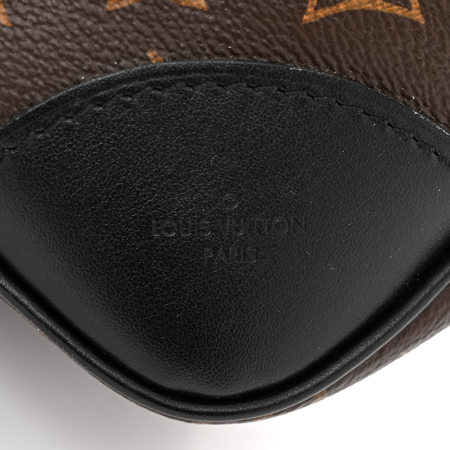 Louis Vuitton Monogram Odeon MM Black 6 of 9