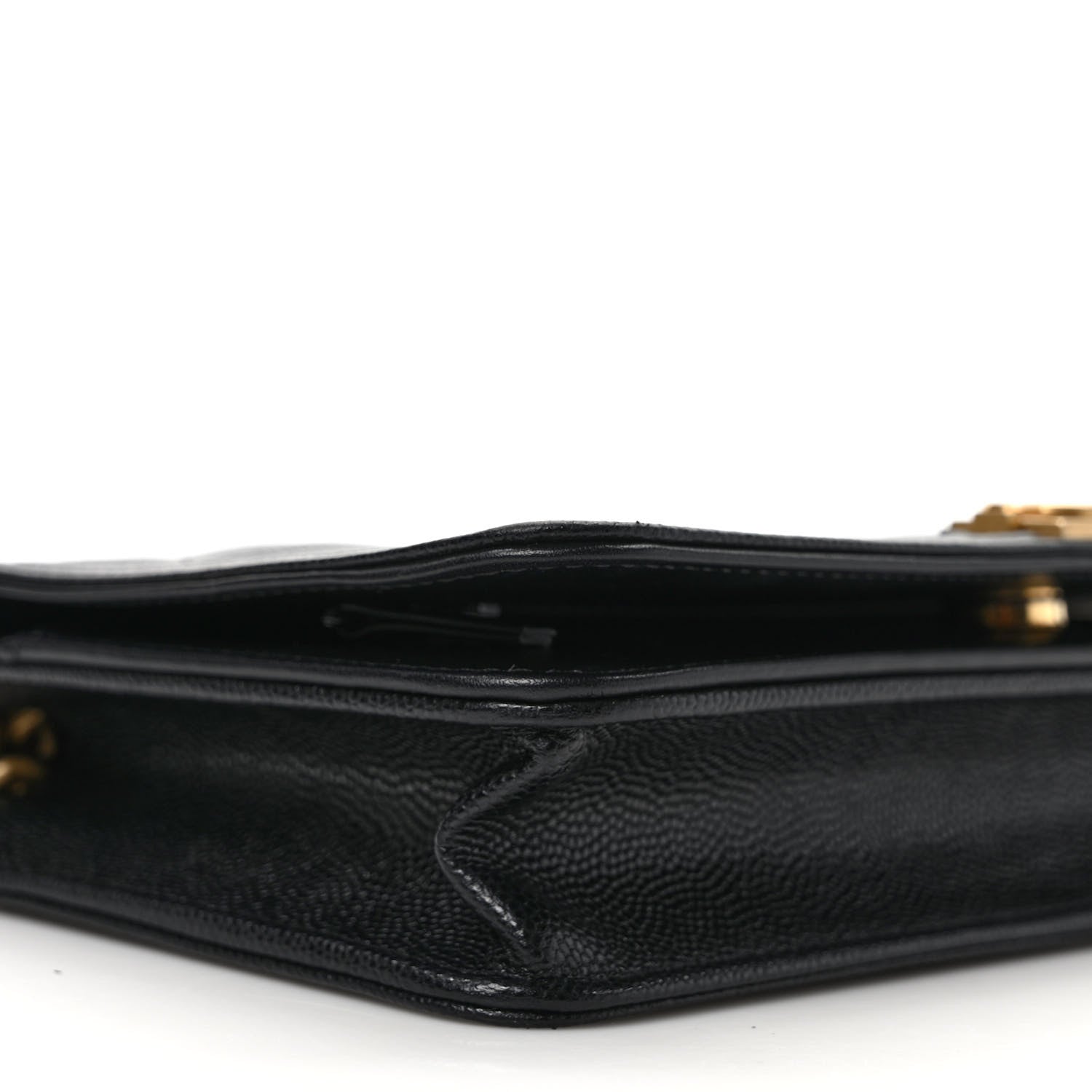 Chanel Caviar Quilted Boy Wallet On Chain WOC Black 8 of 11