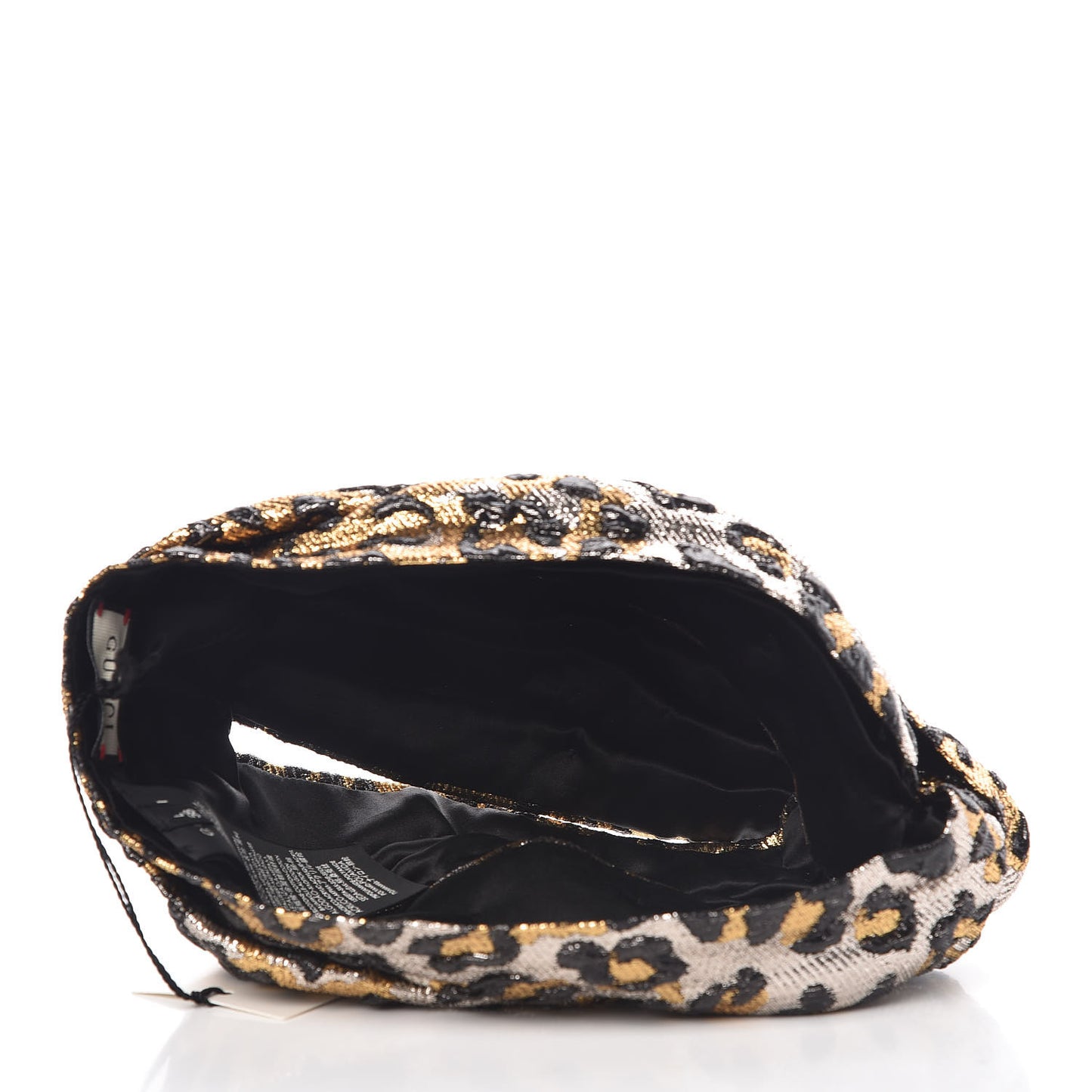Metallic Leonte Turban L 58 Black Gold