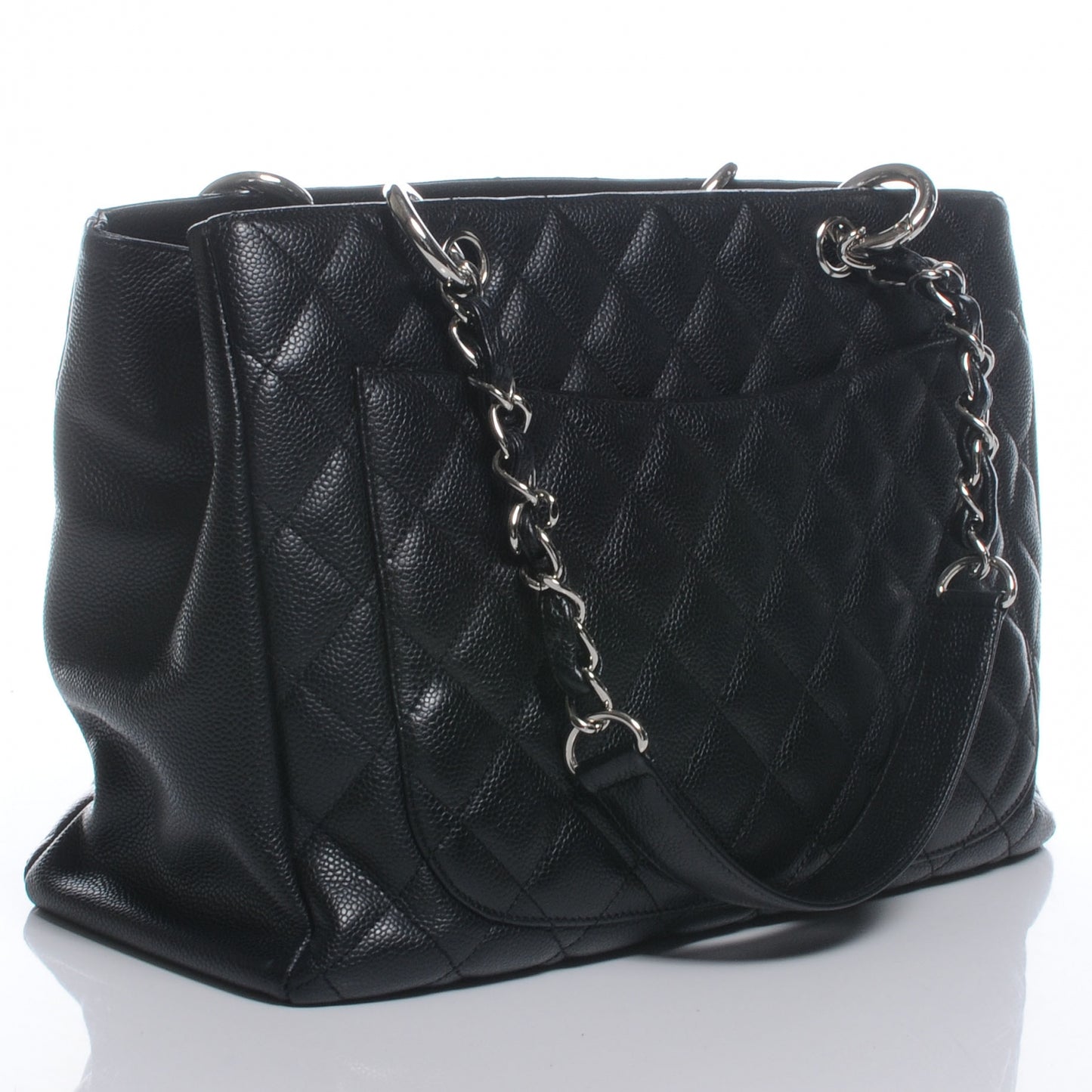 Caviar Grand Shopping Tote GST Black