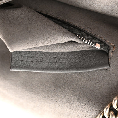 Fendi Chenille Vitello Seta FF Midi Chain Baguette Anthracite Asfalto 7 of 10