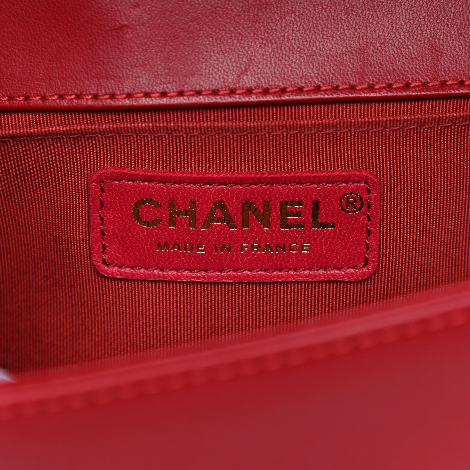 Chanel Calfskin Quilted Medium Boy Flap Red 6 of 13