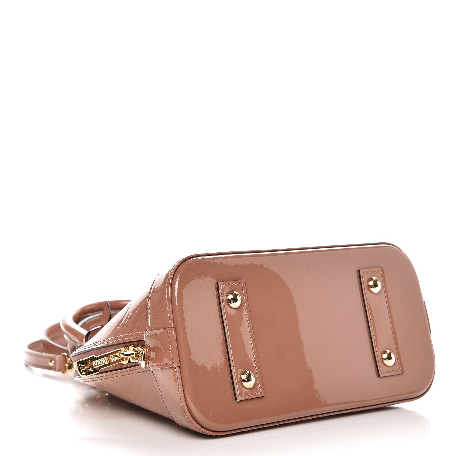 Louis Vuitton Vernis Alma BB Rose Velours 4 of 8