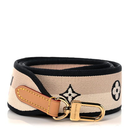 Louis Vuitton Jacquard Speedy Bandouliere 20 Shoulder Strap Black 1 of 3