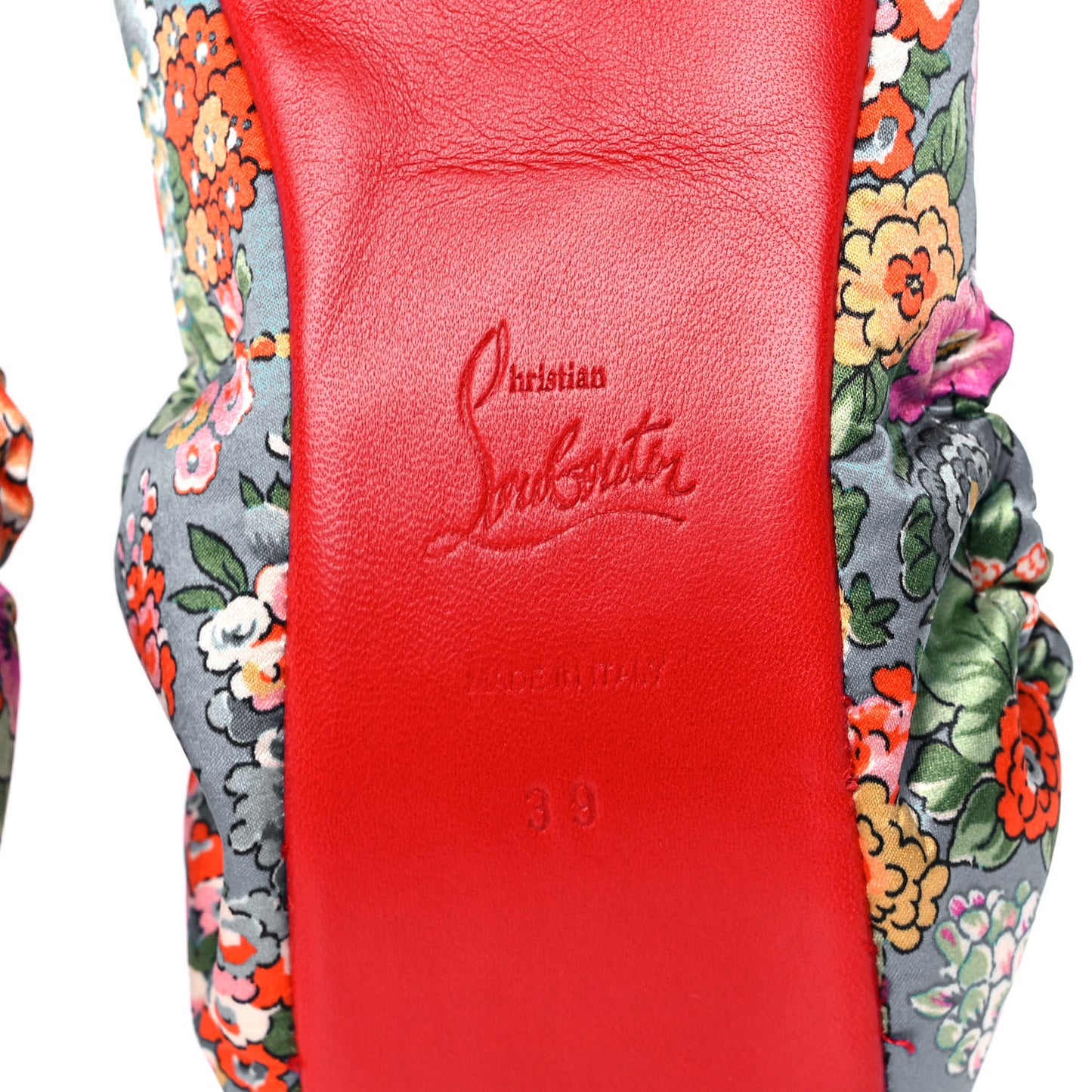 Nappa Air Loubi Flores Ballet Flats 39 Multicolor