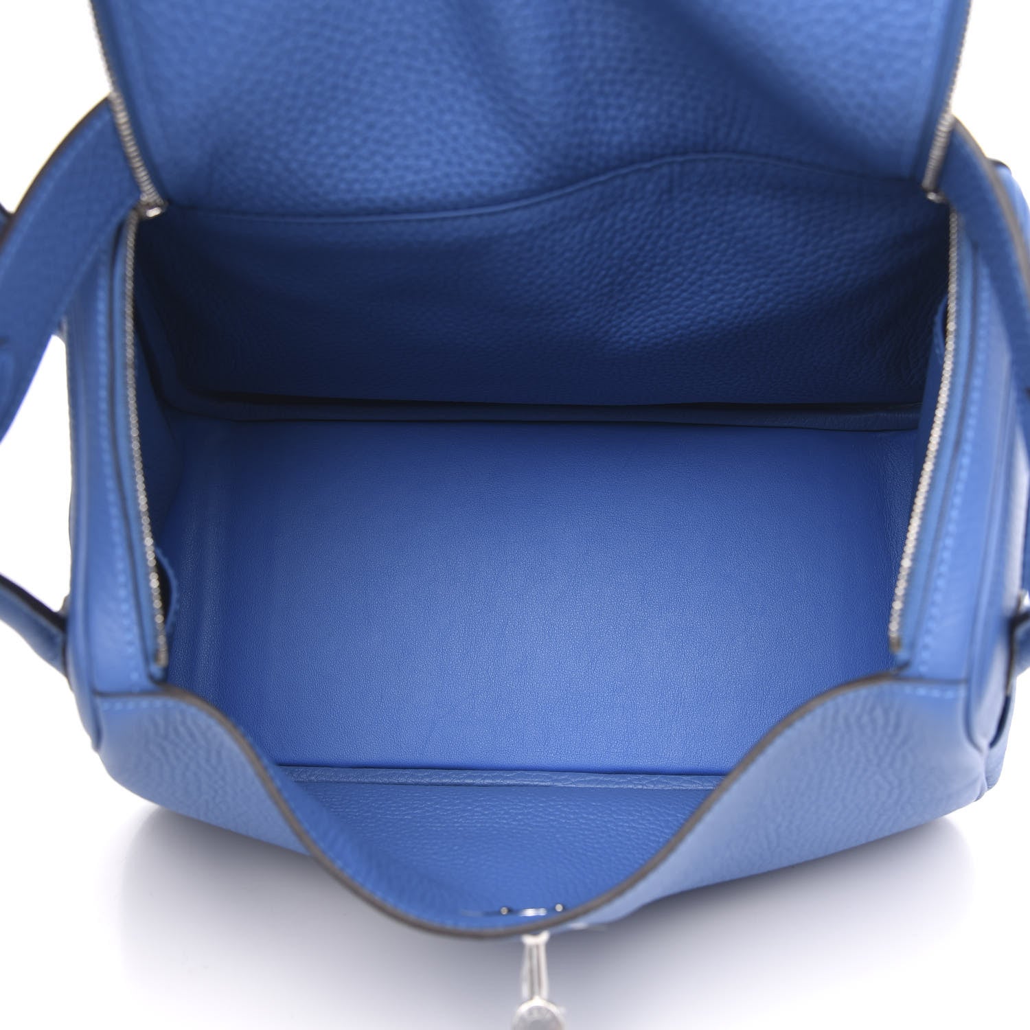 Hermes Taurillon Clemence Lindy 26 Bleu Zellige 5 of 10