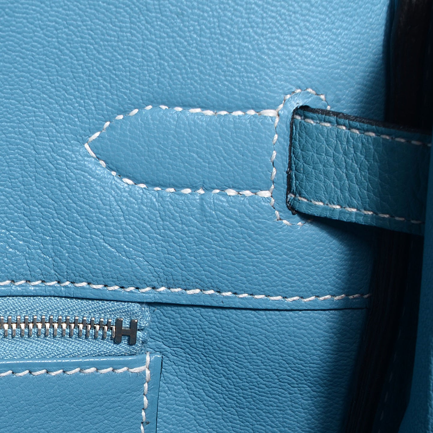 Togo Birkin 35 Blue Jean