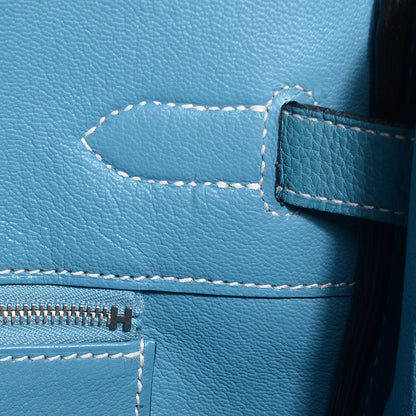 Hermes Togo Birkin 35 Blue Jean 15 of 26